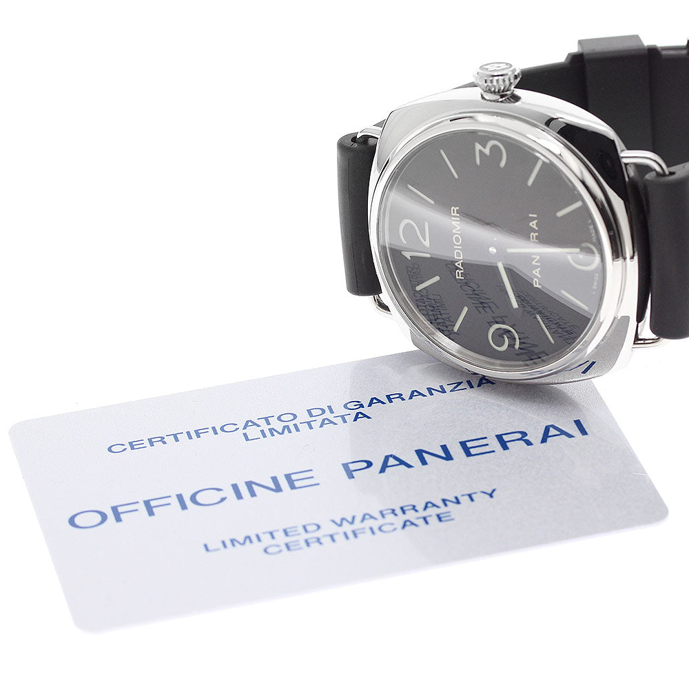 PANERAI Radiomir base PAM00210 black Dial Hand Winding Men's Watch_956088