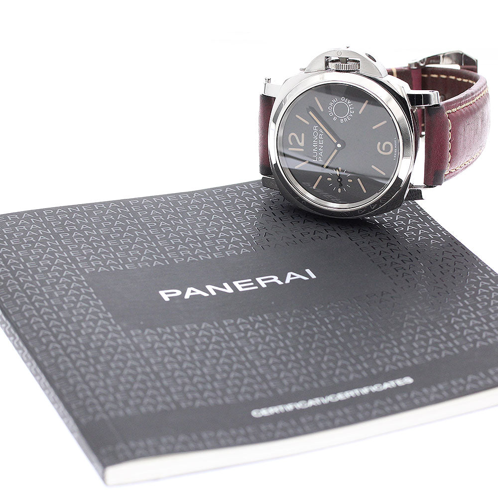 PANERAI Luminor Marina PAM00590 8 Days Hand Winding Men's Watch_956089