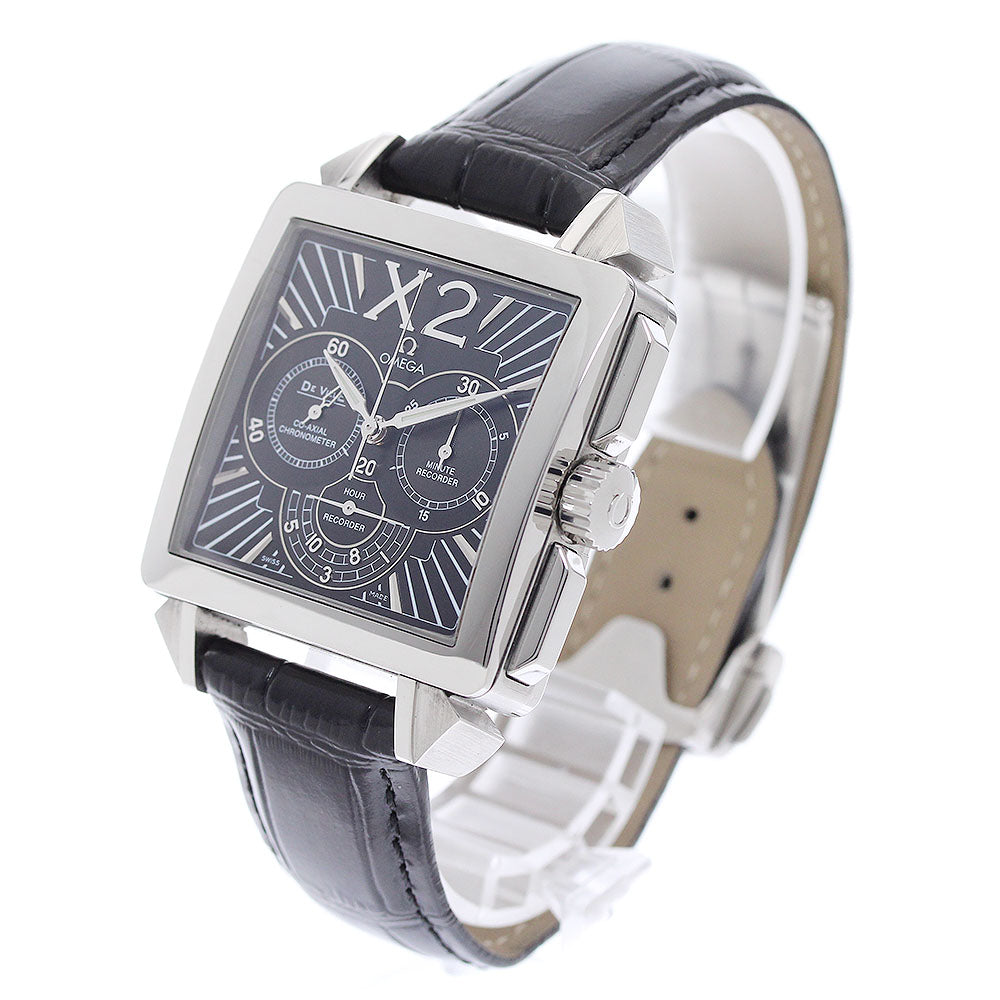 OMEGA De Ville X2 423.13.37.50.01.001 Co-Axial Chronograph black Dial Automatic Men's Watch_956120