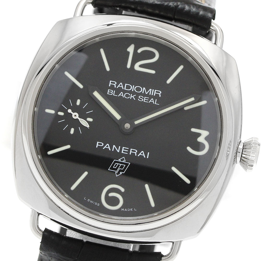 PANERAI Radiomir Black Seal Logo PAM00380 Small seconds black Dial Hand Winding Men's Watch_956125