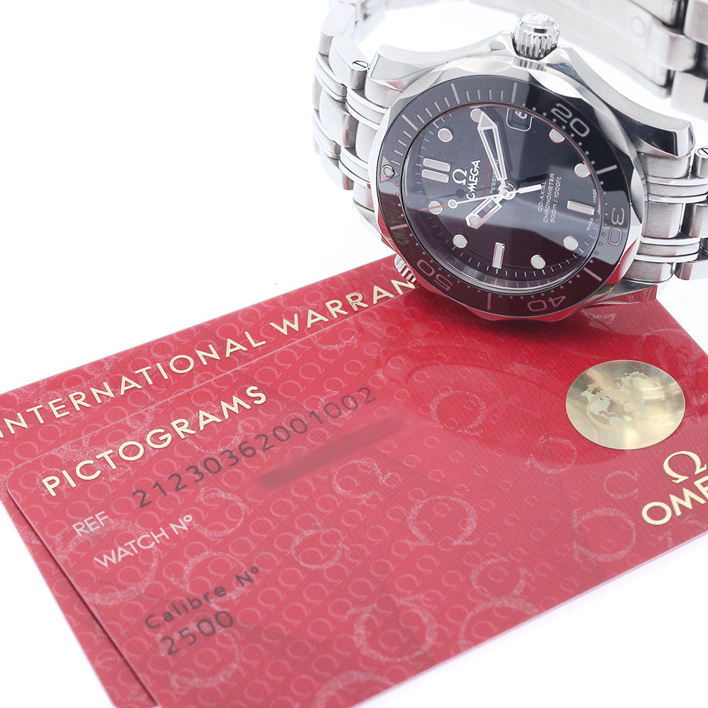 OMEGA Seamaster300 212.30.36.20.01.002 Date black Dial Automatic Boy's_956137