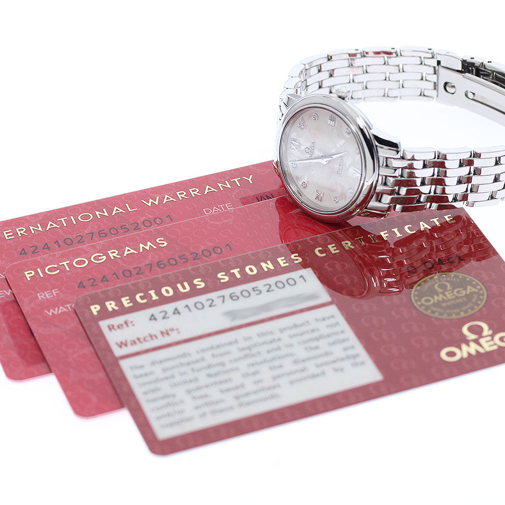 OMEGA De Ville Prestige Butterfly 424.10.27.60.52.001 8P diamond Quartz_956155