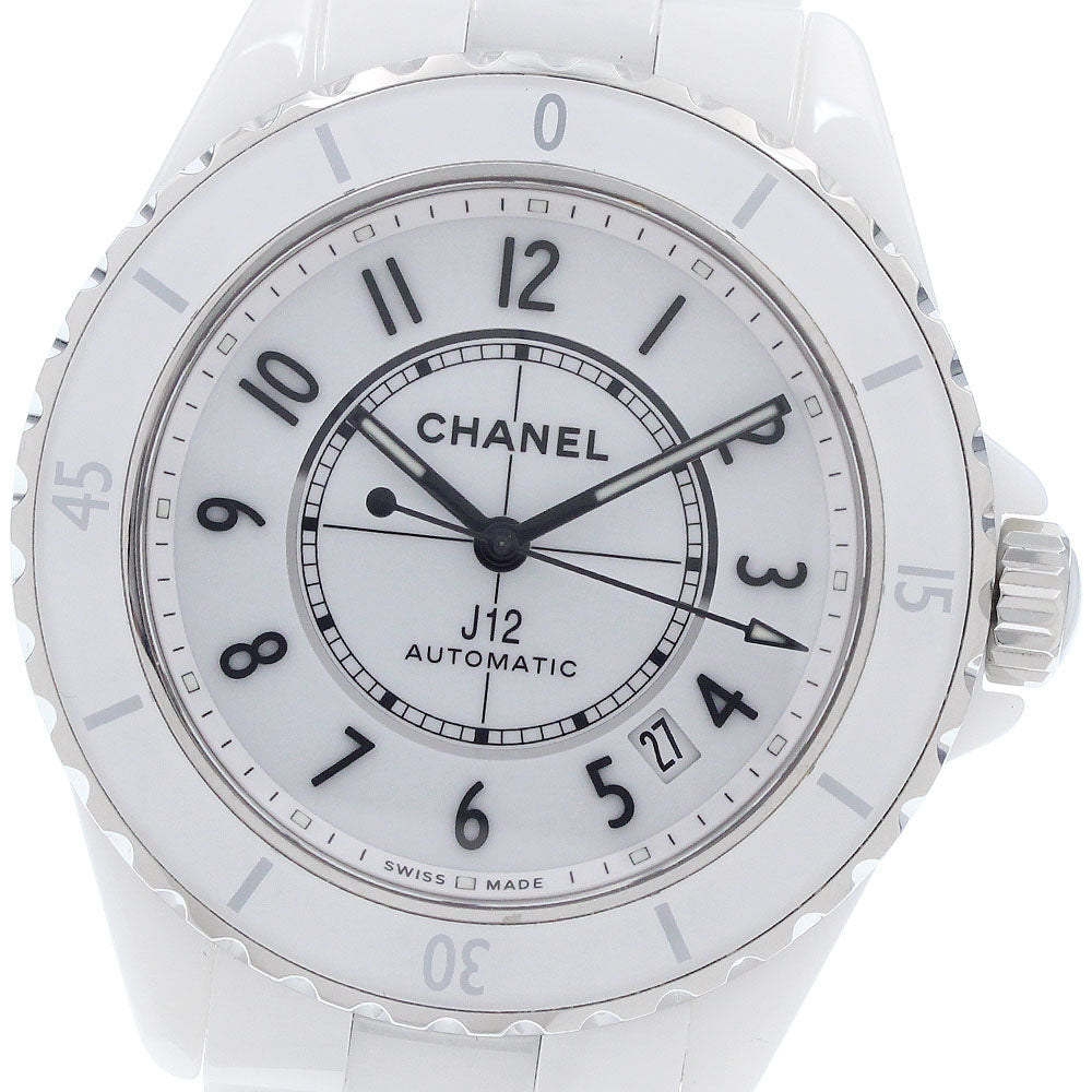 CHANEL J12 H5700 White ceramic 38MM white Dial Automatic Men's Watch_956169