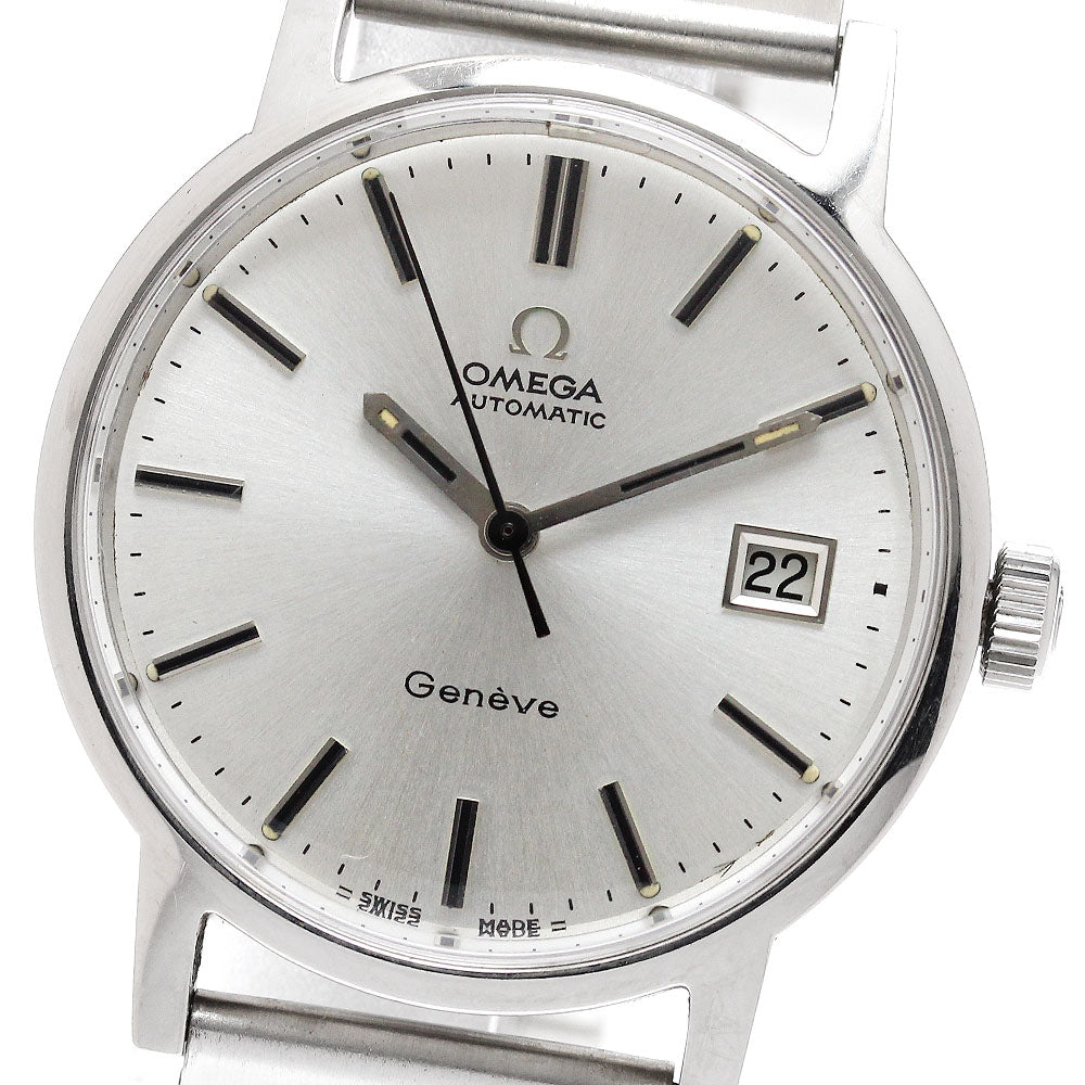 OMEGA Geneve 166.098 Cal.1481 Date Silver Dial Automatic Men's Watch_956281