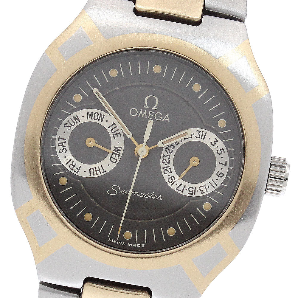 OMEGA Seamaster Polaris Day date black Dial Quartz Men's Watch_956286