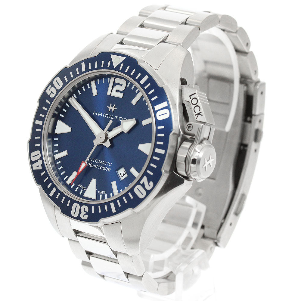 HAMILTON Khaki navy open water H777050 blue Dial Automatic Men's Watch_956296