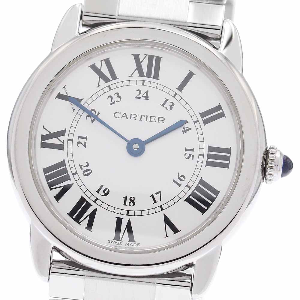 CARTIER Ronde SoloSM W6701004 Silver Dial Quartz Ladies Watch_956315