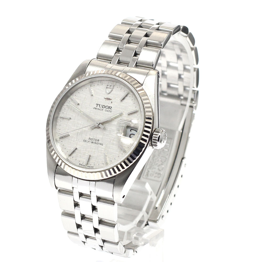 TUDOR Prince Date 74034 WG bezel Silver Dial Automatic Men's Watch_956339