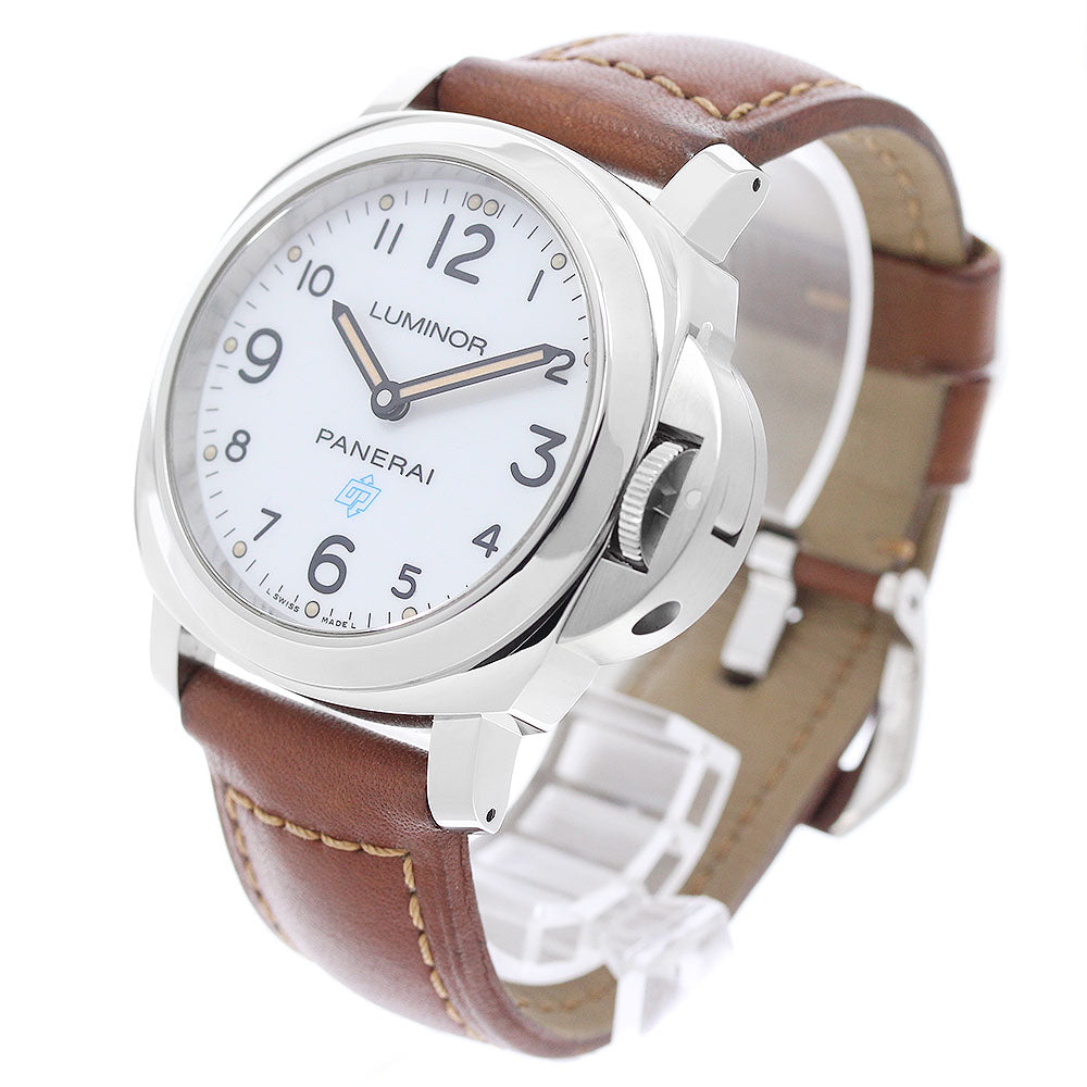 PANERAI Luminor Base Logo 3 Days Achaio PAM00775 white Dial Hand Winding Men's Watch_956358