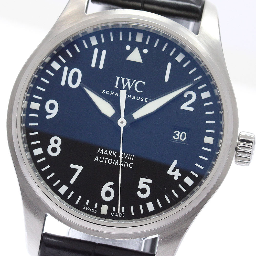 IWC SCHAFFHAUSEN Pilot watch mark XVIII IW327001 Date black Dial Automatic Men's Watch_956369