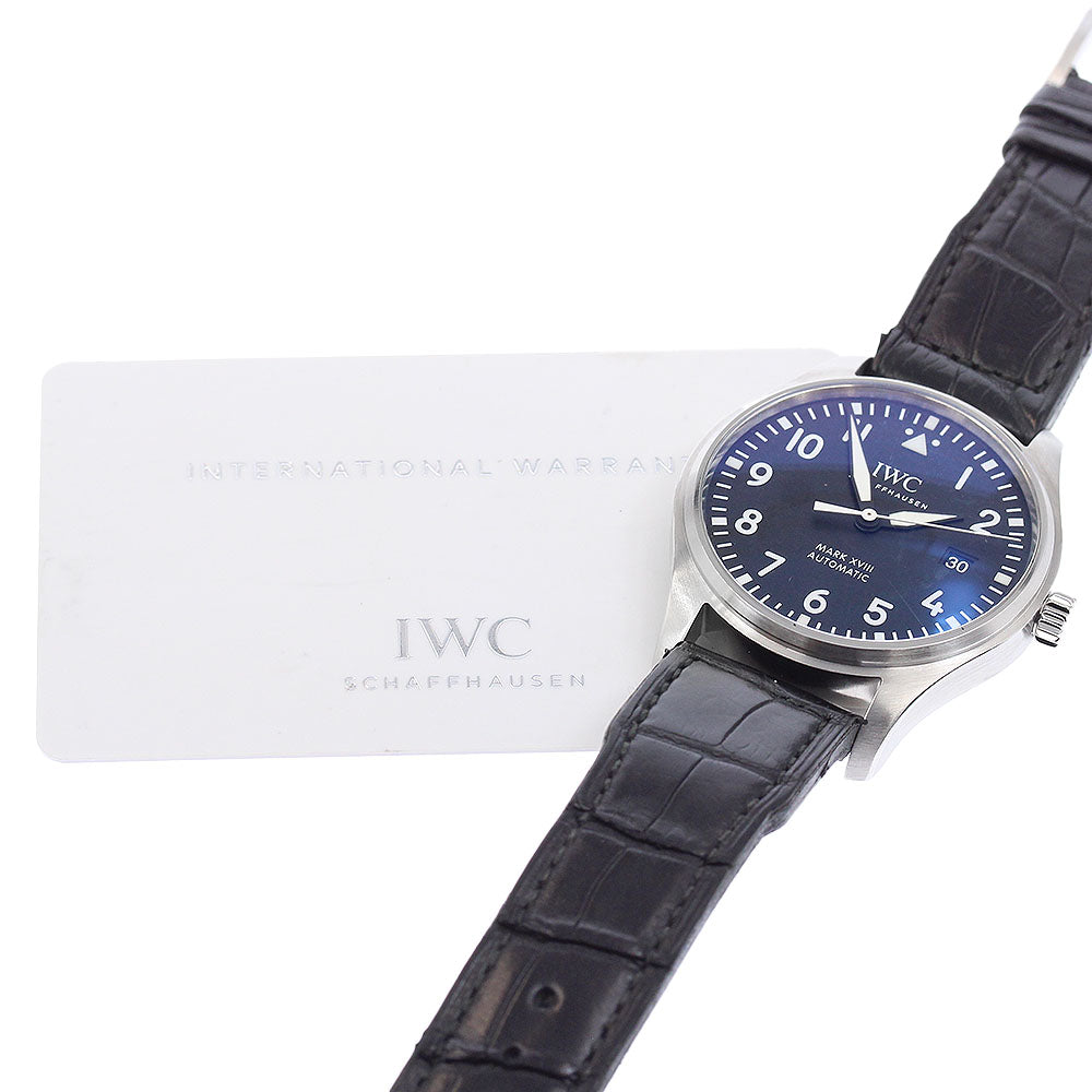 IWC SCHAFFHAUSEN Pilot watch mark XVIII IW327001 Date black Dial Automatic Men's Watch_956369