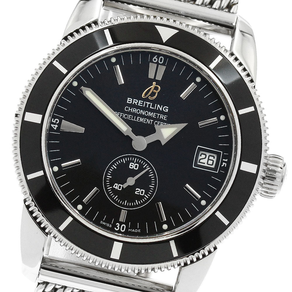 BREITLING Super Ocean Heritage 38 A37320 Date black Dial Automatic Men's_956388