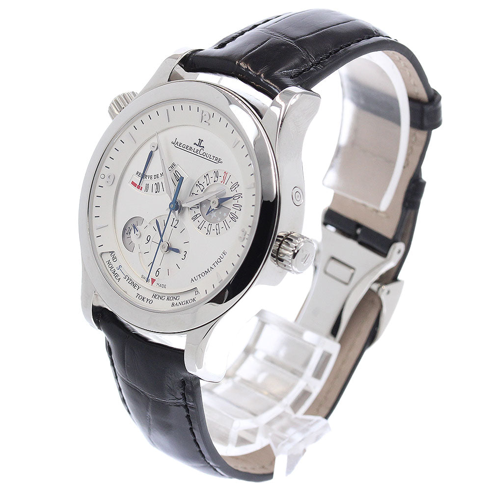 JAEGER-LECOULTRE Master geography 147.8.57.S/Q1508420 Power reserve Silver Dial Automatic Men's Watch_956415