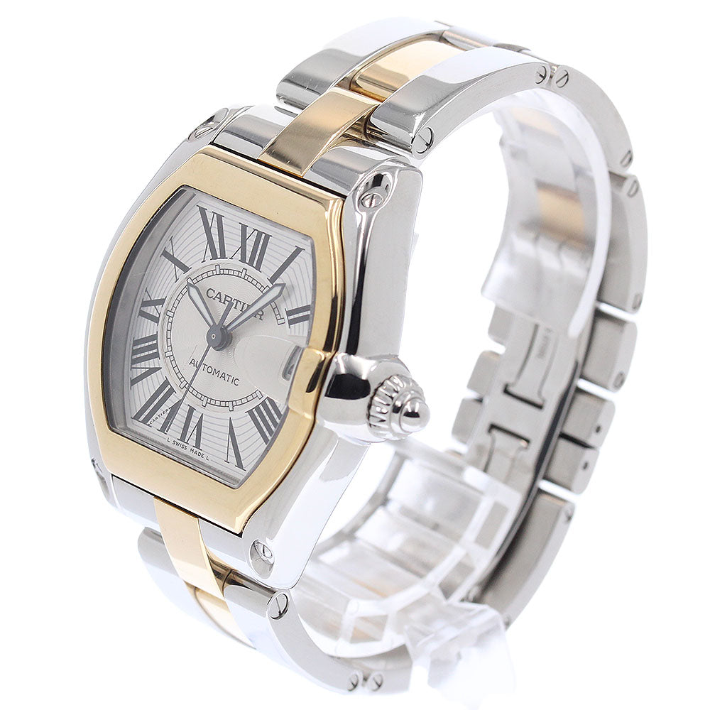 CARTIER Roadster LM 2 tone W62031Y4 Stainless Steel / YG AT Men's_956422