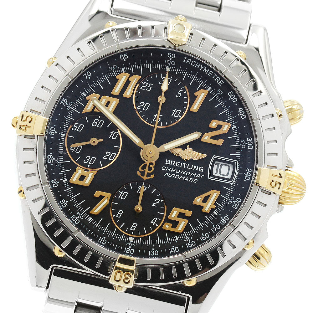 BREITLING Chronomat B13350 Chronograph black Dial Automatic Men's Watch_956454