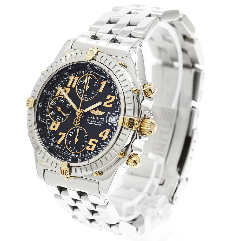 BREITLING Chronomat B13350 Chronograph black Dial Automatic Men's Watch_956454