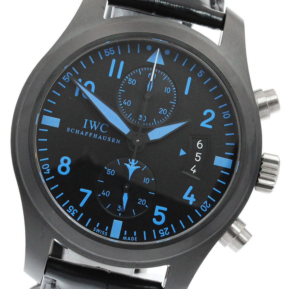 IWC SCHAFFHAUSEN Pilot Watch Chronograph Top Gun IW388003 Chronograph Boutique Exclusive black Dial Automatic Men's Watch_956466