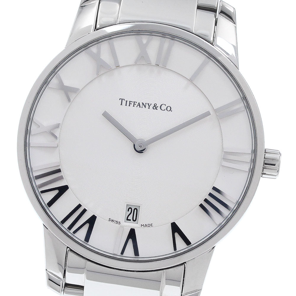 TIFFANY&Co. Atlas Dome Z1800.11.10A21A00A Date Silver Dial Quartz Men's_956536