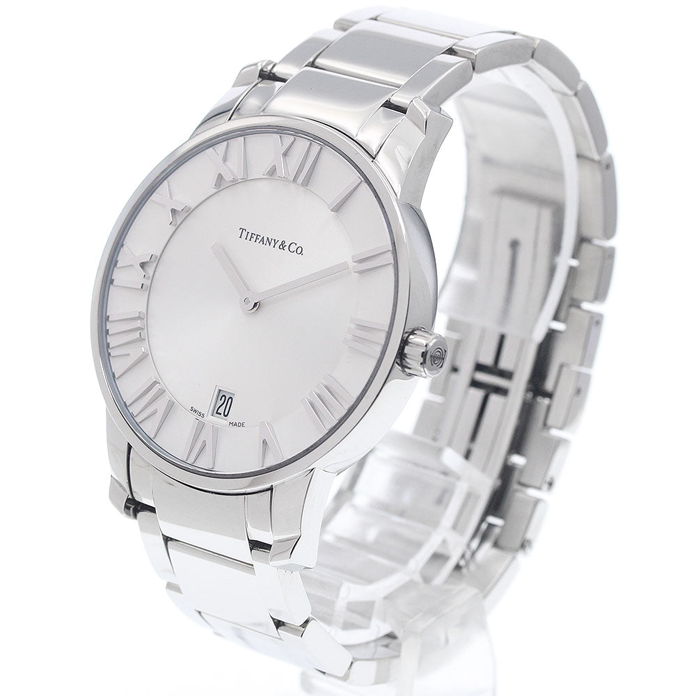 TIFFANY&Co. Atlas Dome Z1800.11.10A21A00A Date Silver Dial Quartz Men's_956536