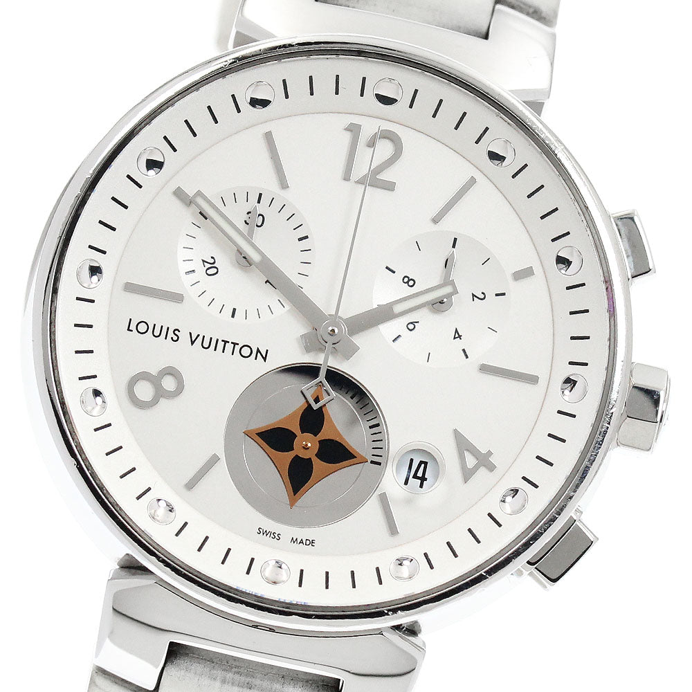 LOUIS VUITTON Tambour Moon Star Q8G00 Chronograph Quartz Ladies Watch_956537