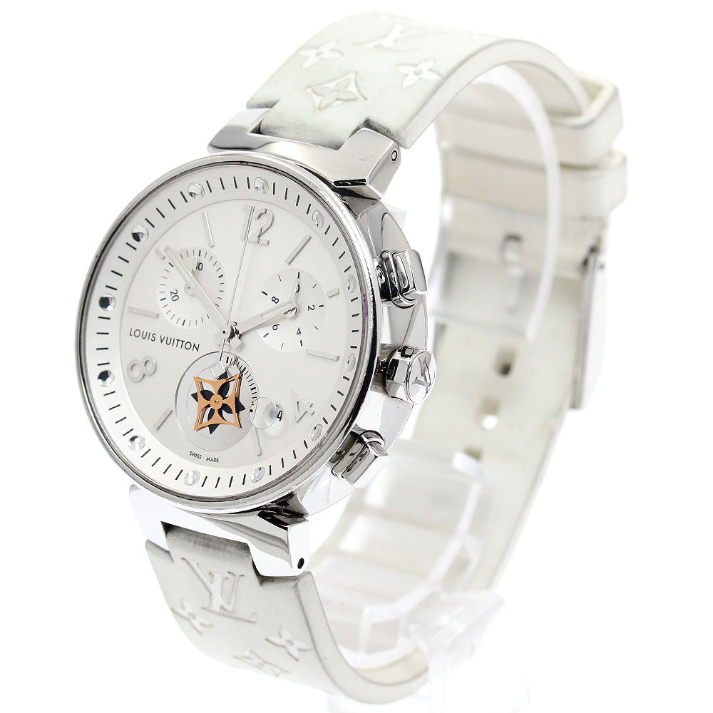 LOUIS VUITTON Tambour Moon Star Q8G00 Chronograph Quartz Ladies Watch_956537