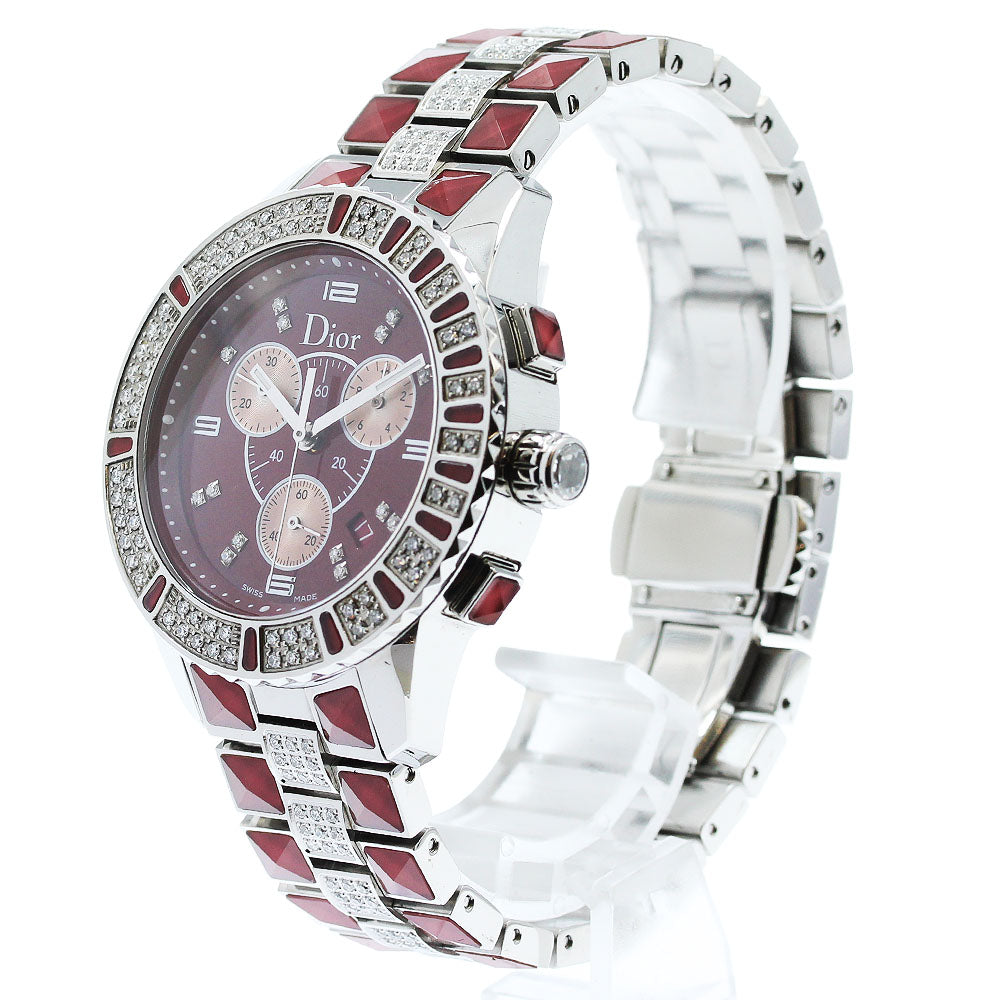 Christian Dior crystal CD11431F chronograph diamond Quartz Men's Watch_956565