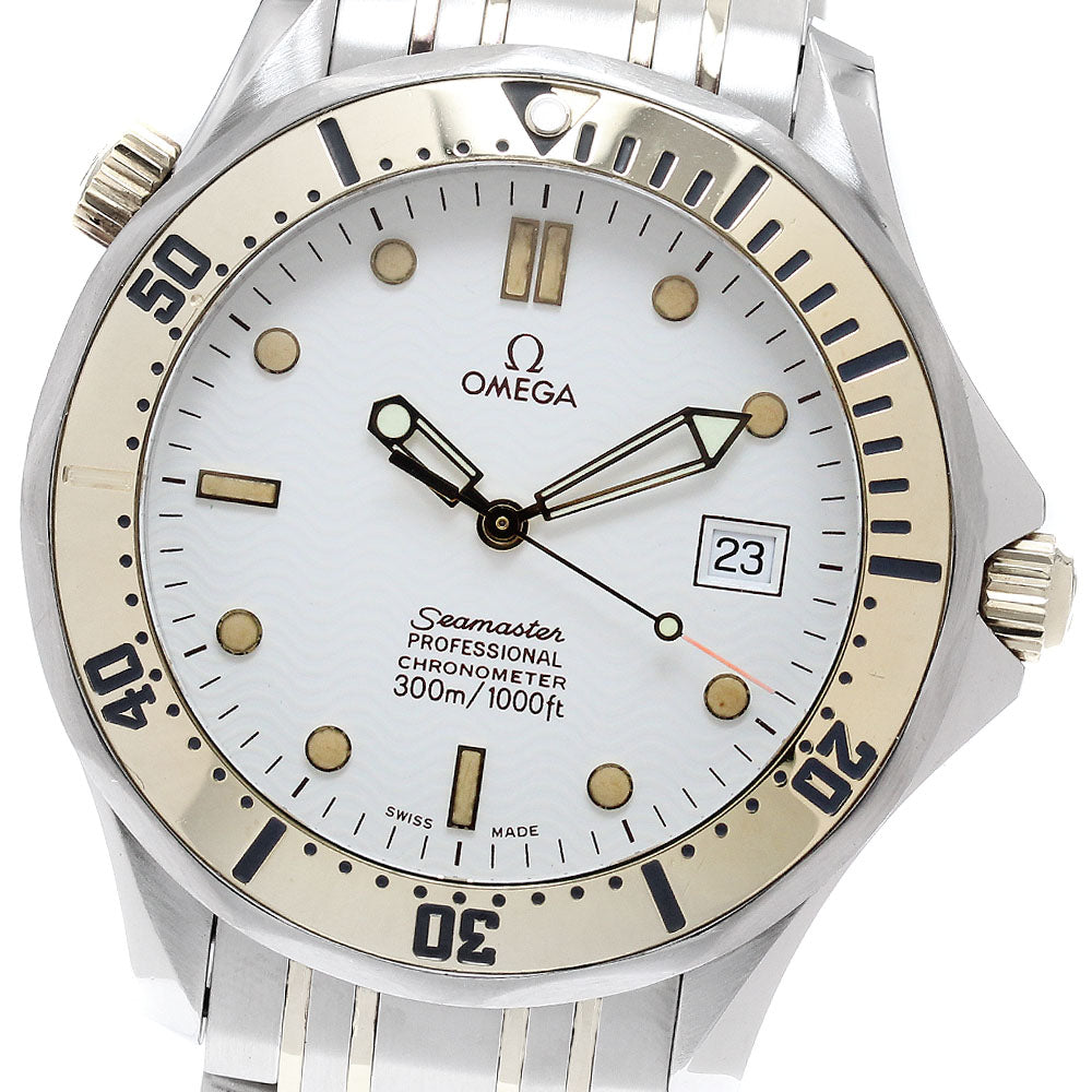 OMEGA Seamaster diver 300m 2332.20 Date white Dial Automatic Men's Watch_956597