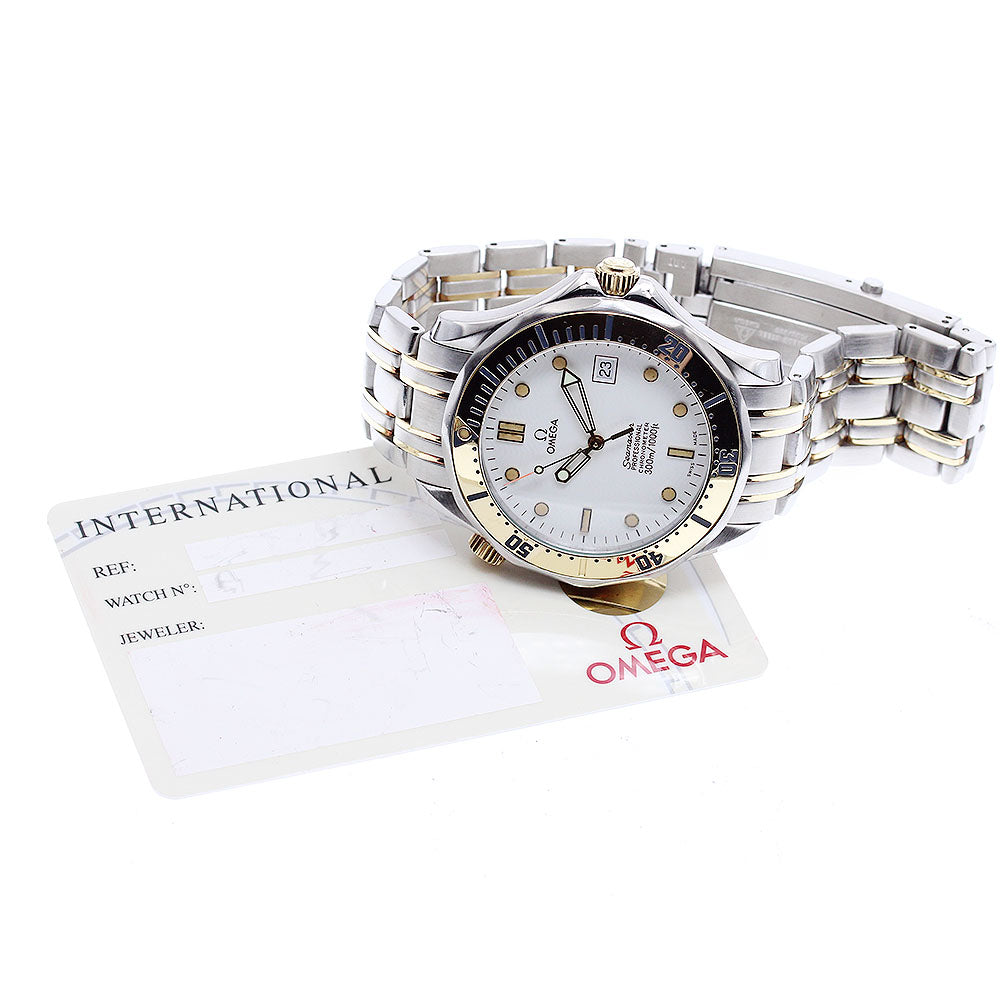 OMEGA Seamaster diver 300m 2332.20 Date white Dial Automatic Men's Watch_956597