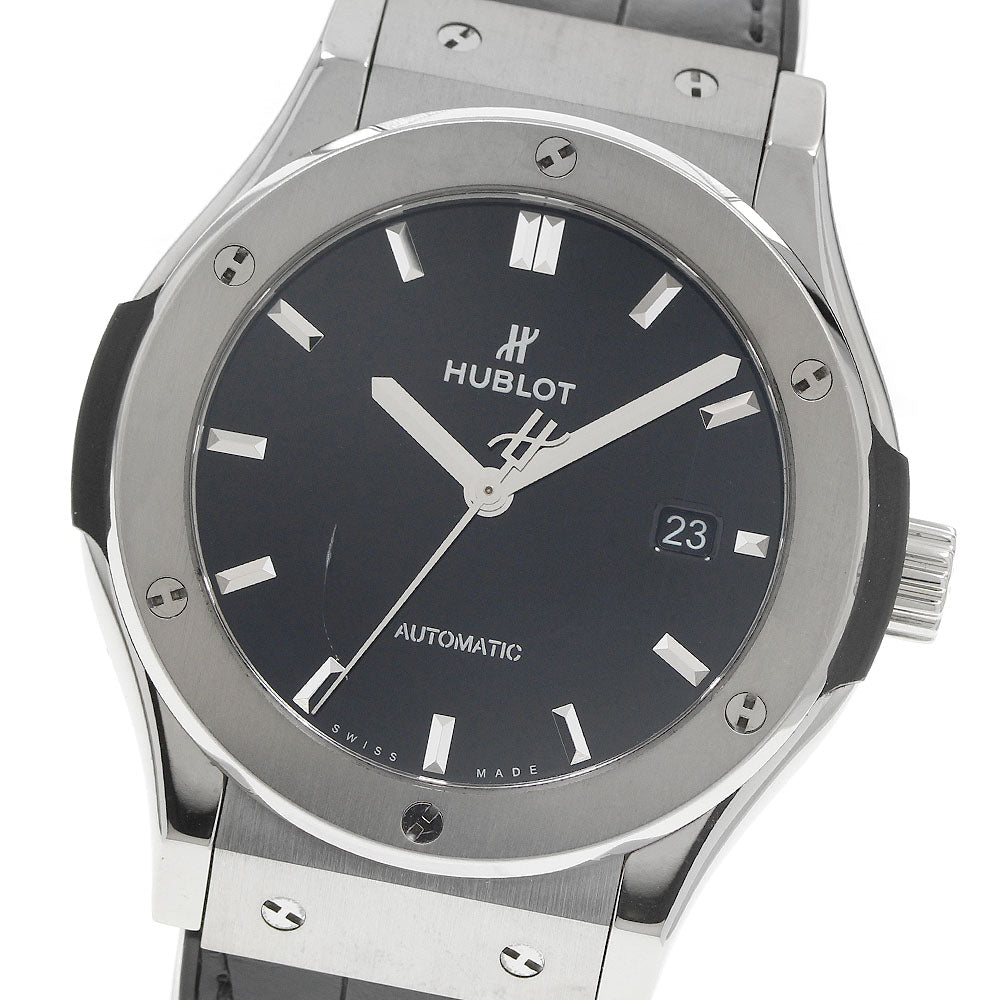 HUBLOT Classic Fusion Black Shiny 542.NX.1270.LR Date black Dial Automatic Men's Watch_956606