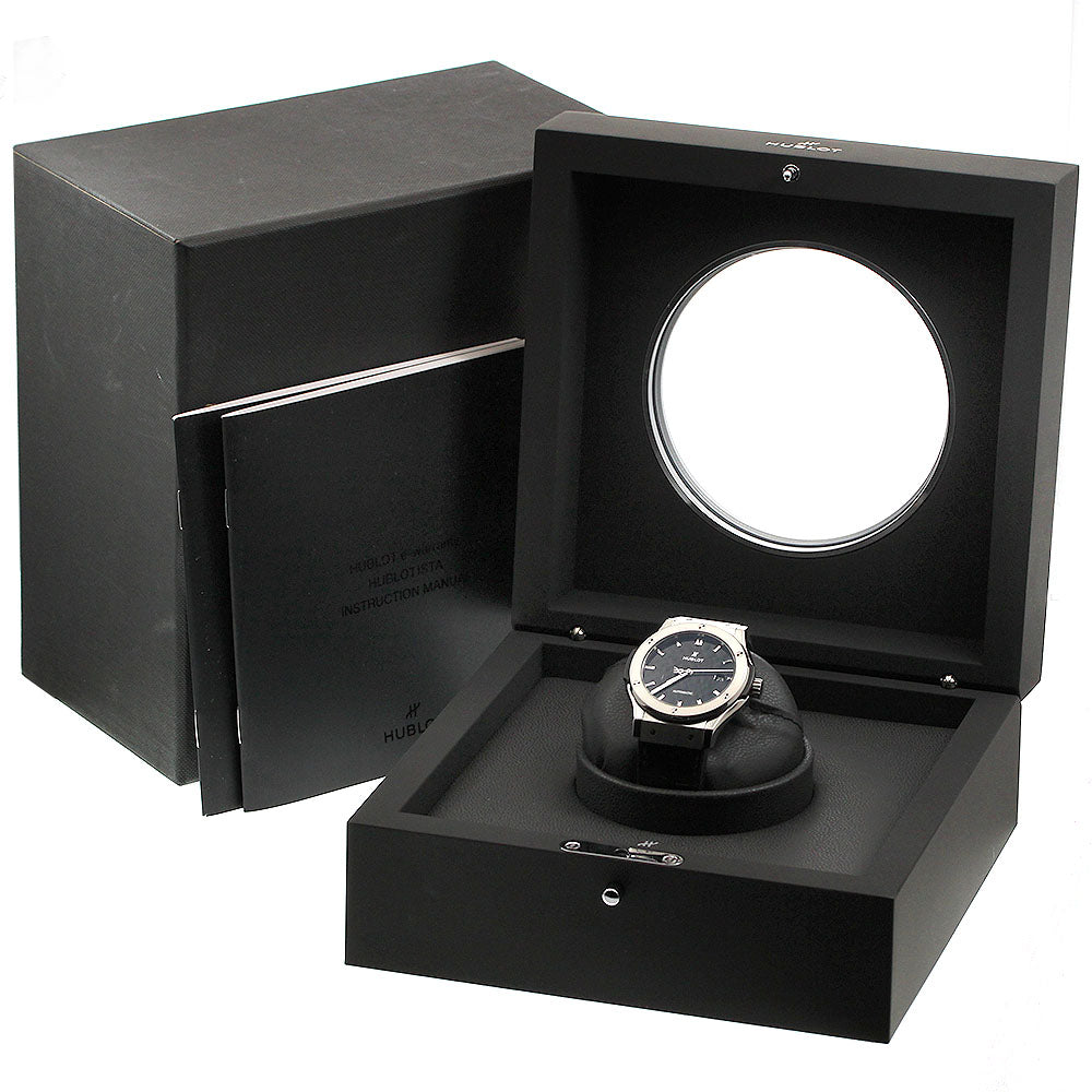 HUBLOT Classic Fusion Black Shiny 542.NX.1270.LR Date black Dial Automatic Men's Watch_956606