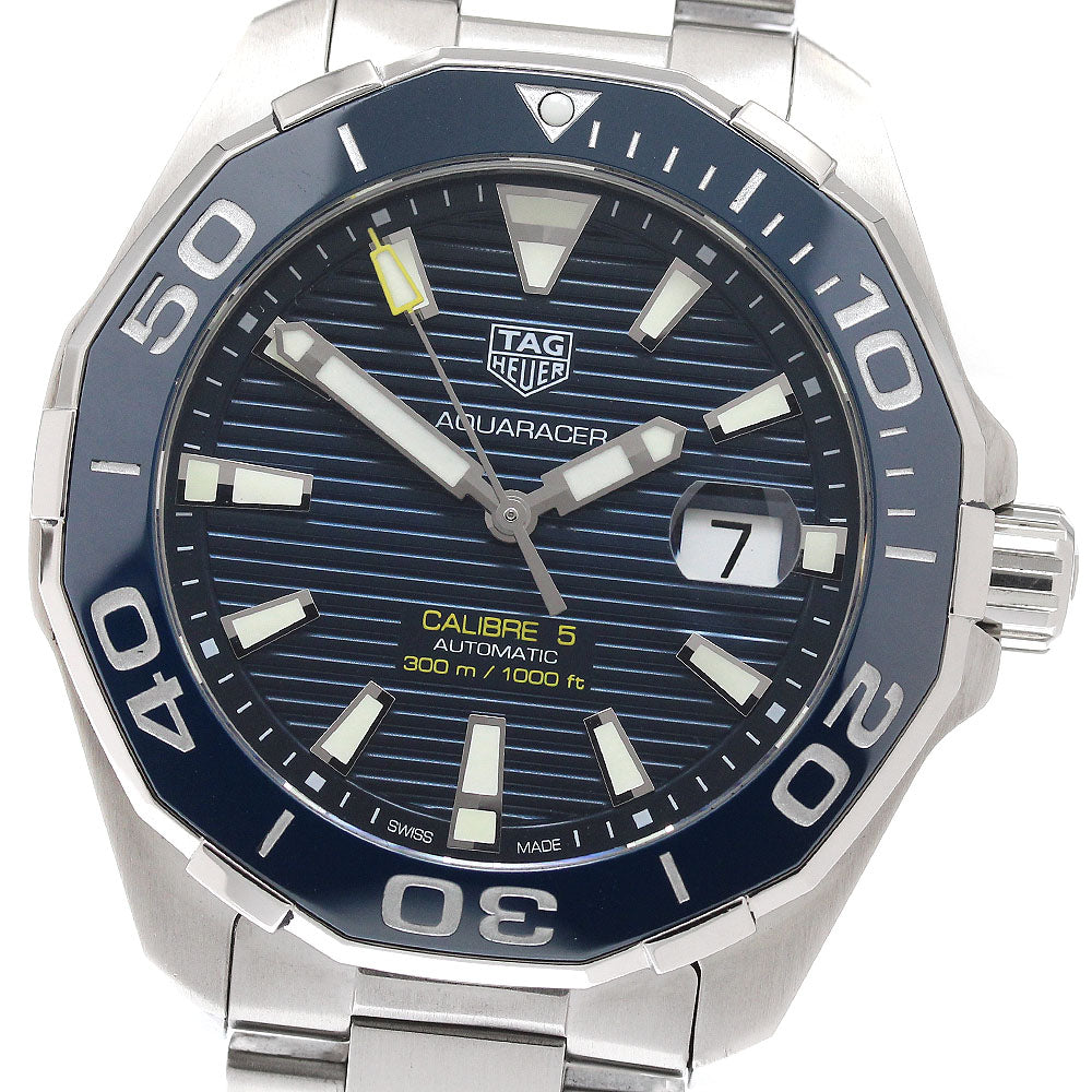 TAG HEUER Aqua Racer Caliber 5 WAY201B Date Navy Dial Automatic Men's_956635