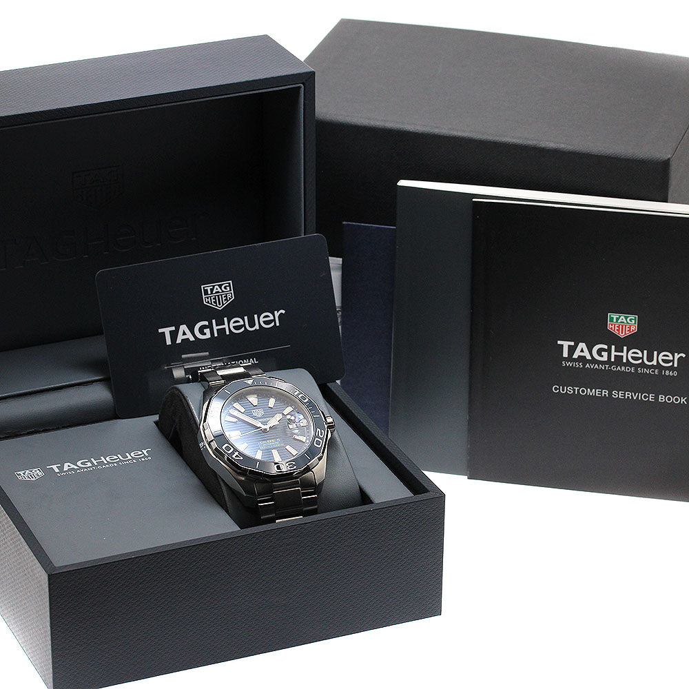 TAG HEUER Aqua Racer Caliber 5 WAY201B Date Navy Dial Automatic Men's_956635