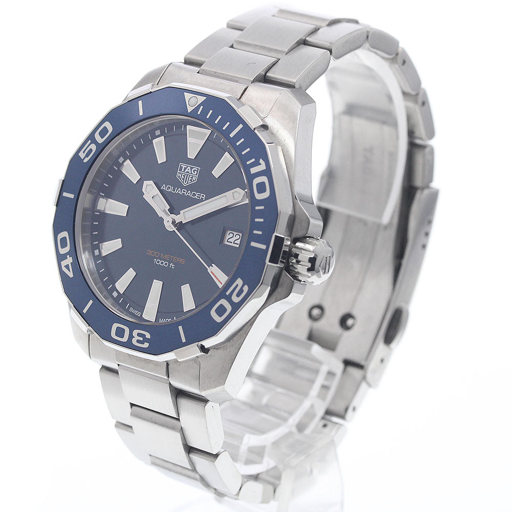 TAG HEUER Aqua racer WAY111C Date Navy Dial Quartz Men's Watch_956652