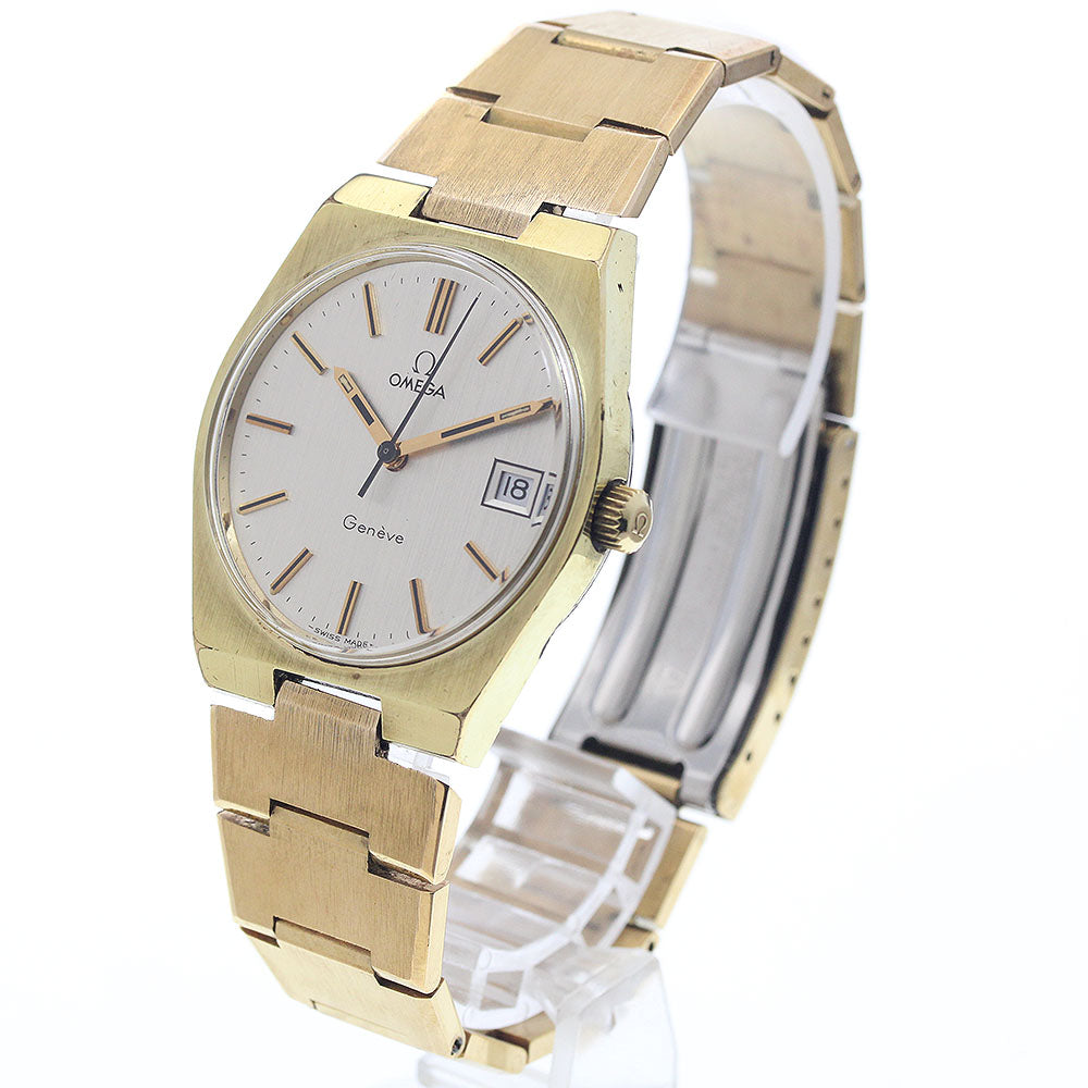 OMEGA Geneve 136.0050 Date Cal.613 Silver Dial Hand Winding Men's Watch_956687