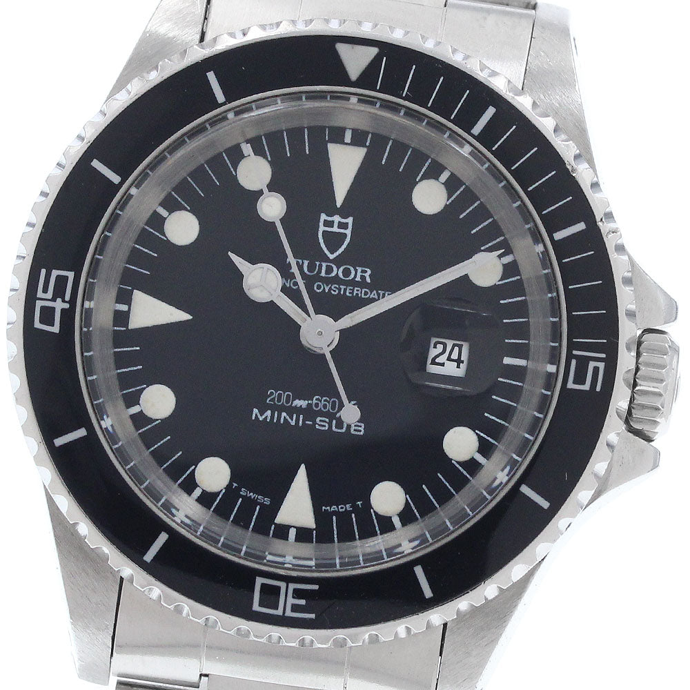 TUDOR Prince Oyster Date Mini Sub 73090 Date Black Dial Automatic Boy's _956712