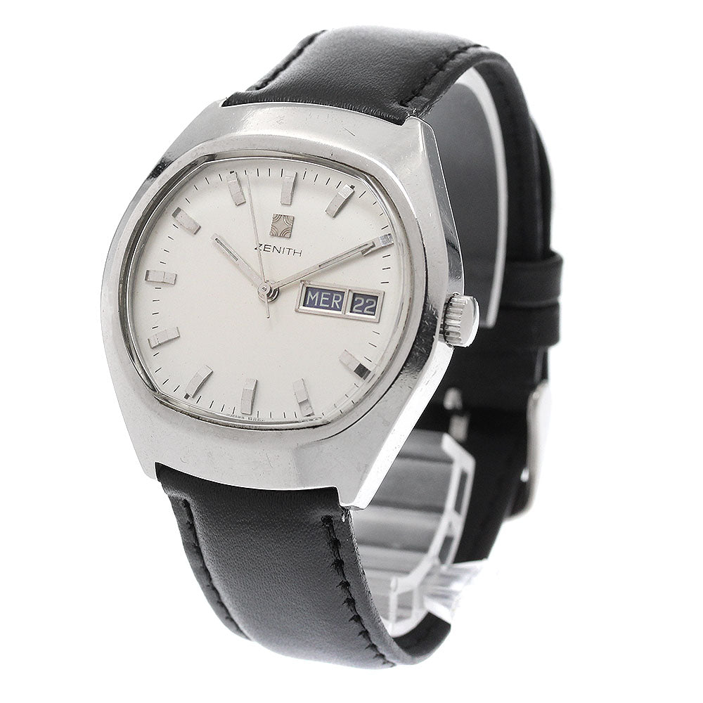 ZENITH Surf 01.0010.345 Day-Date Vintage Silver Dial Automatic Men's_956720
