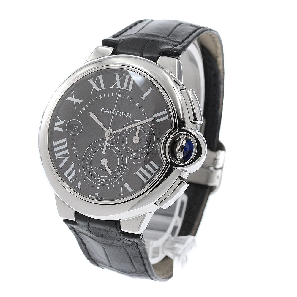 CARTIER Baron Blue LM W6920025 Chronograph gray Dial Automatic Men's Watch_956738