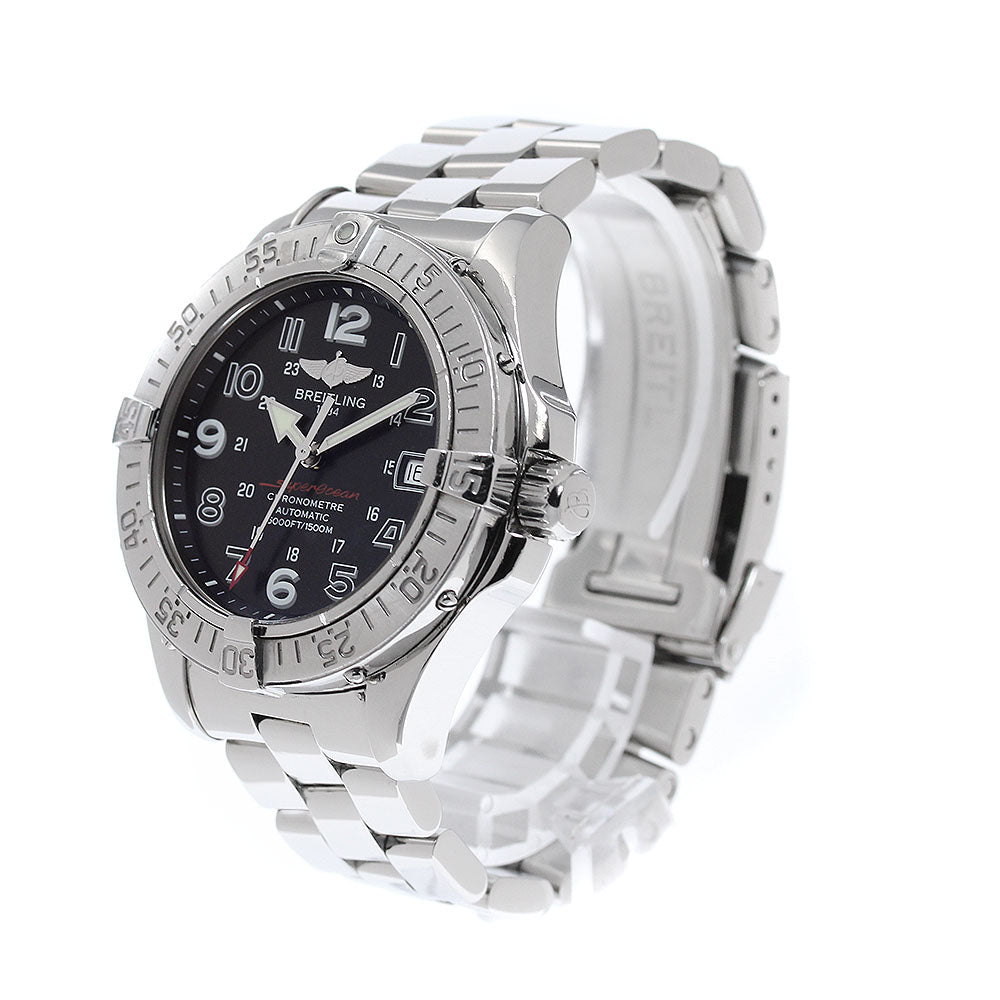 BREITLING Super Ocean A17360 Date black Dial Automatic Men's Watch_956779
