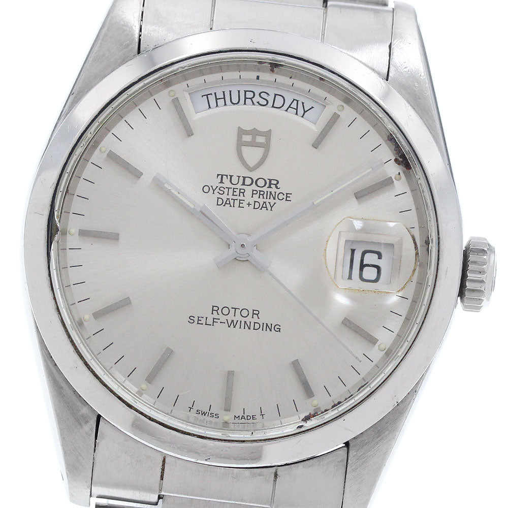 TUDOR Oyster Prince Date Day 76200 Silver Dial Automatic Men's Watch_956787