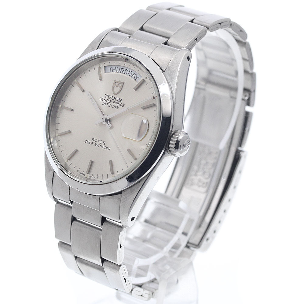 TUDOR Oyster Prince Date Day 76200 Silver Dial Automatic Men's Watch_956787