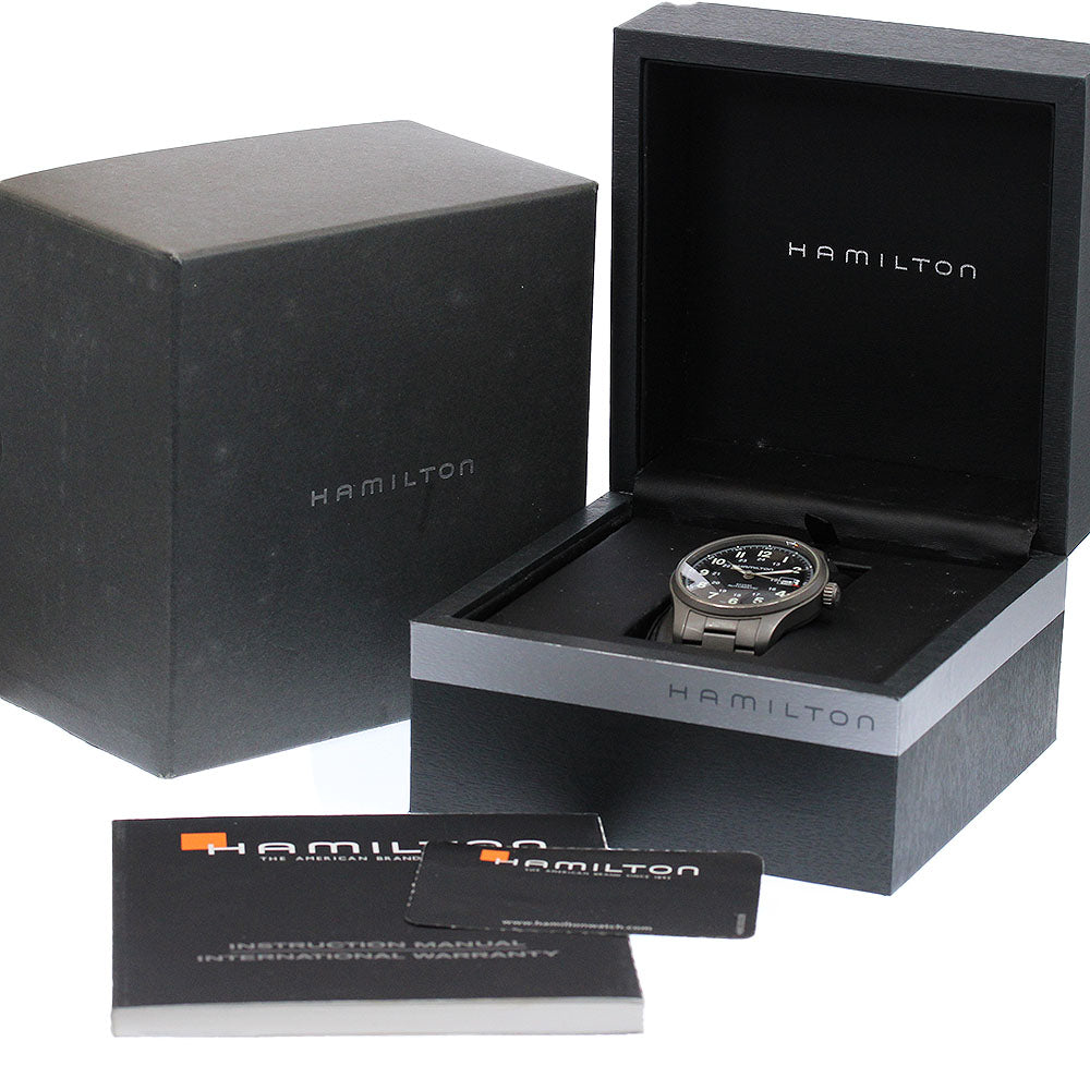 HAMILTON Khaki field H705650/H70565133 Date Automatic Men's Watch_956797