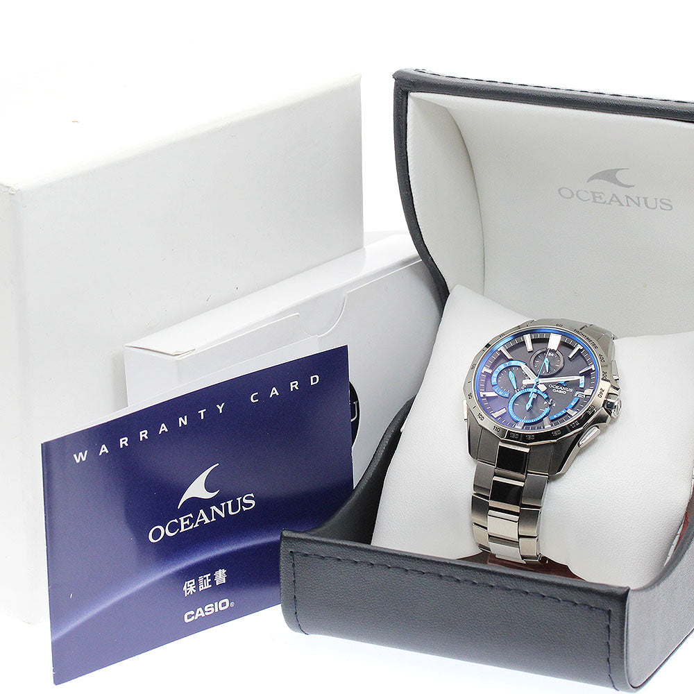 CASIO Oceanus Manta OCW-S4000-1AJF Solar Powered Radio Men's Watch_956811