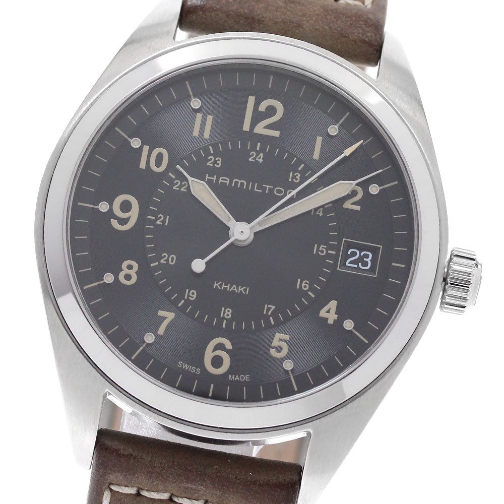 HAMILTON Khaki Field H685510 Date Black Dial Quartz Men's Watch_956839