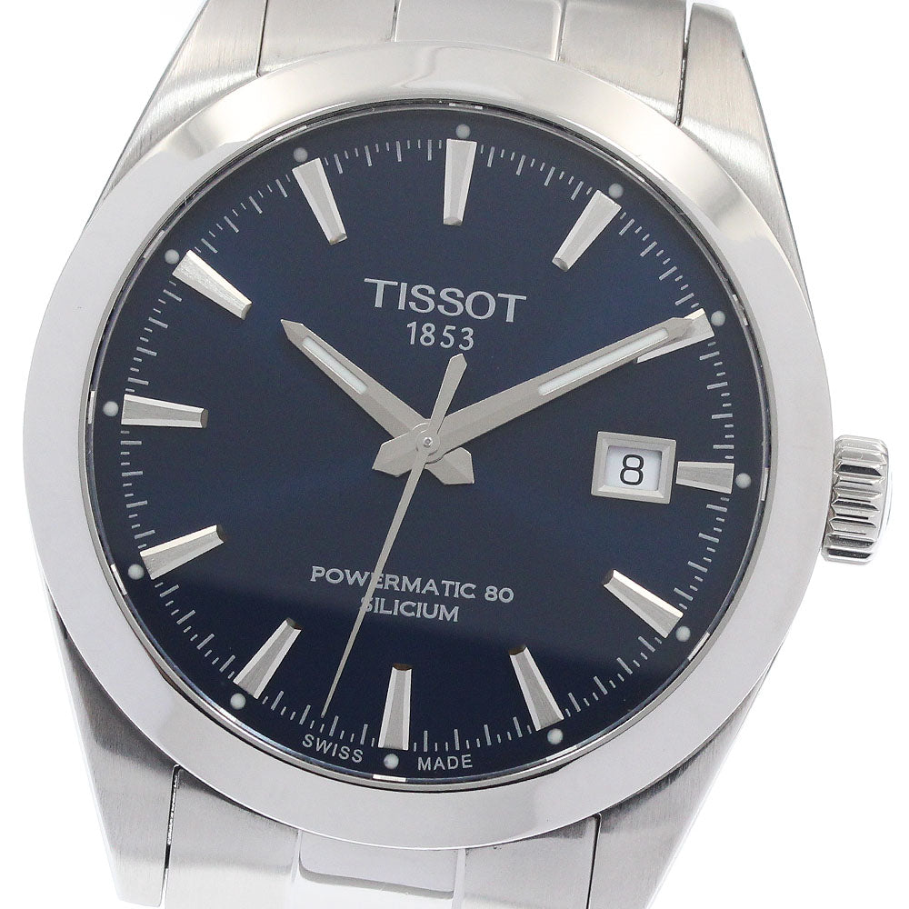 TISSOT gentleman T127407 Powermatic 80 Navy Dial Automatic Men's Watch_956842
