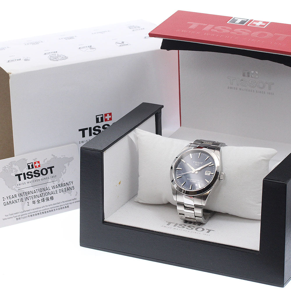 TISSOT gentleman T127407 Powermatic 80 Navy Dial Automatic Men's Watch_956842