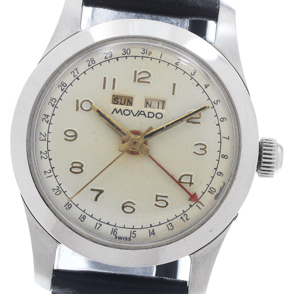 Movado Triple calendar beige Dial Hand Winding Men's Watch_956873