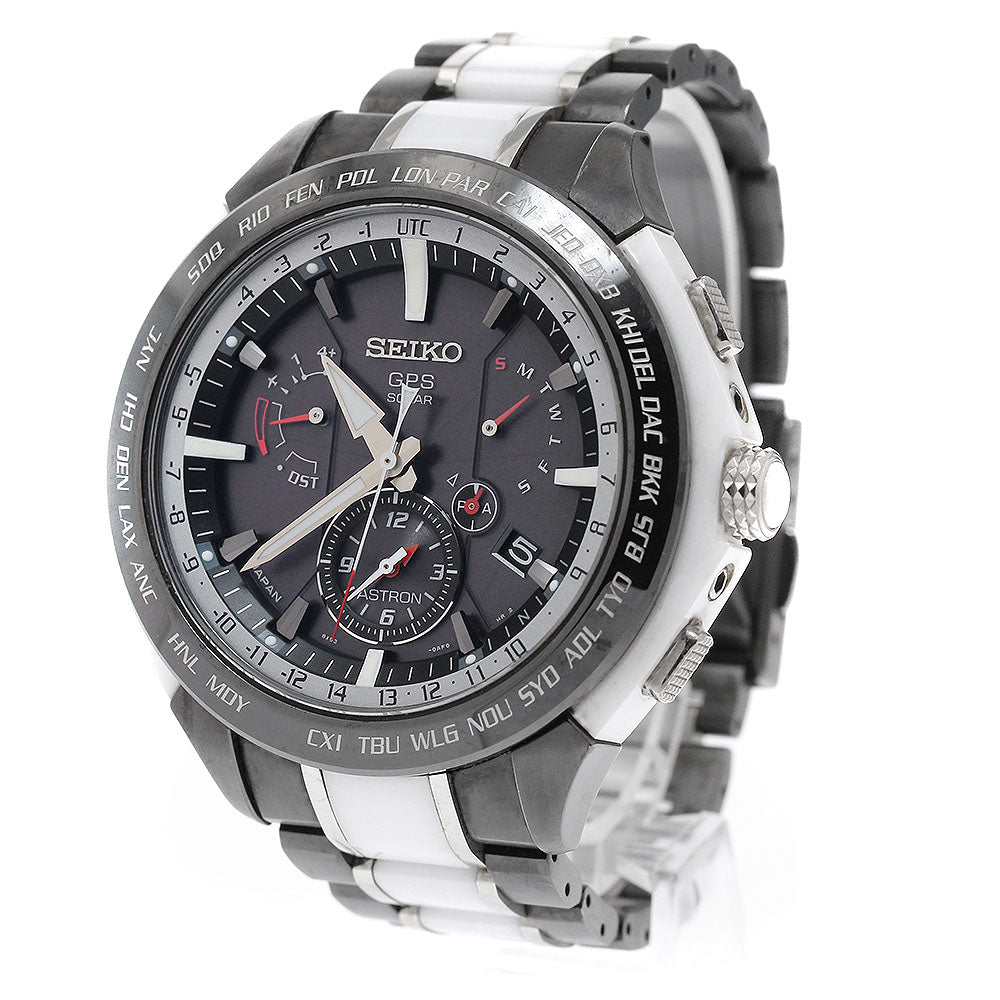 SEIKO Astron Japan limited model SBXB071 GPS Solar Powered Radio Men's _956879
