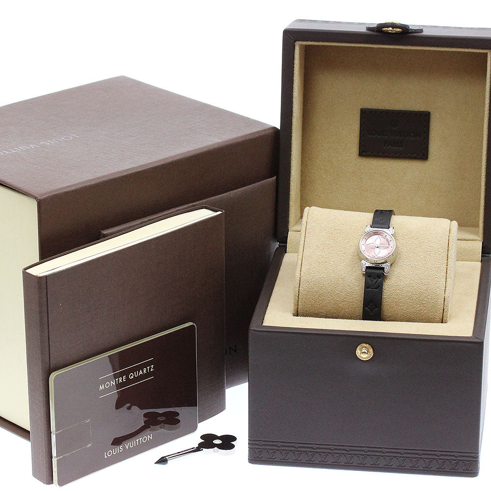 LOUIS VUITTON Tambour Viju Q151P triple coiled pink Dial Quartz Ladies_956894