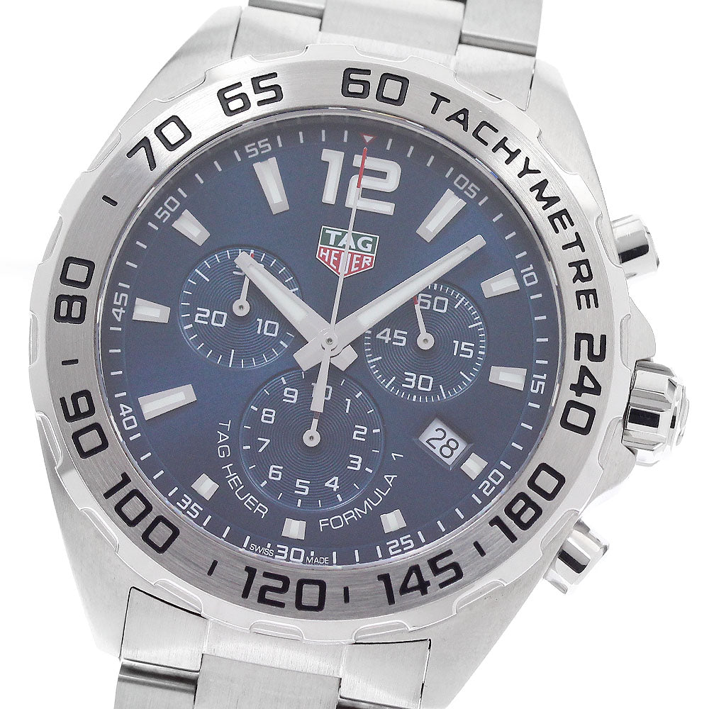 TAG HEUER Formula 1 CAZ101K Date Chronograph blue Dial Quartz Men's Watch_956920