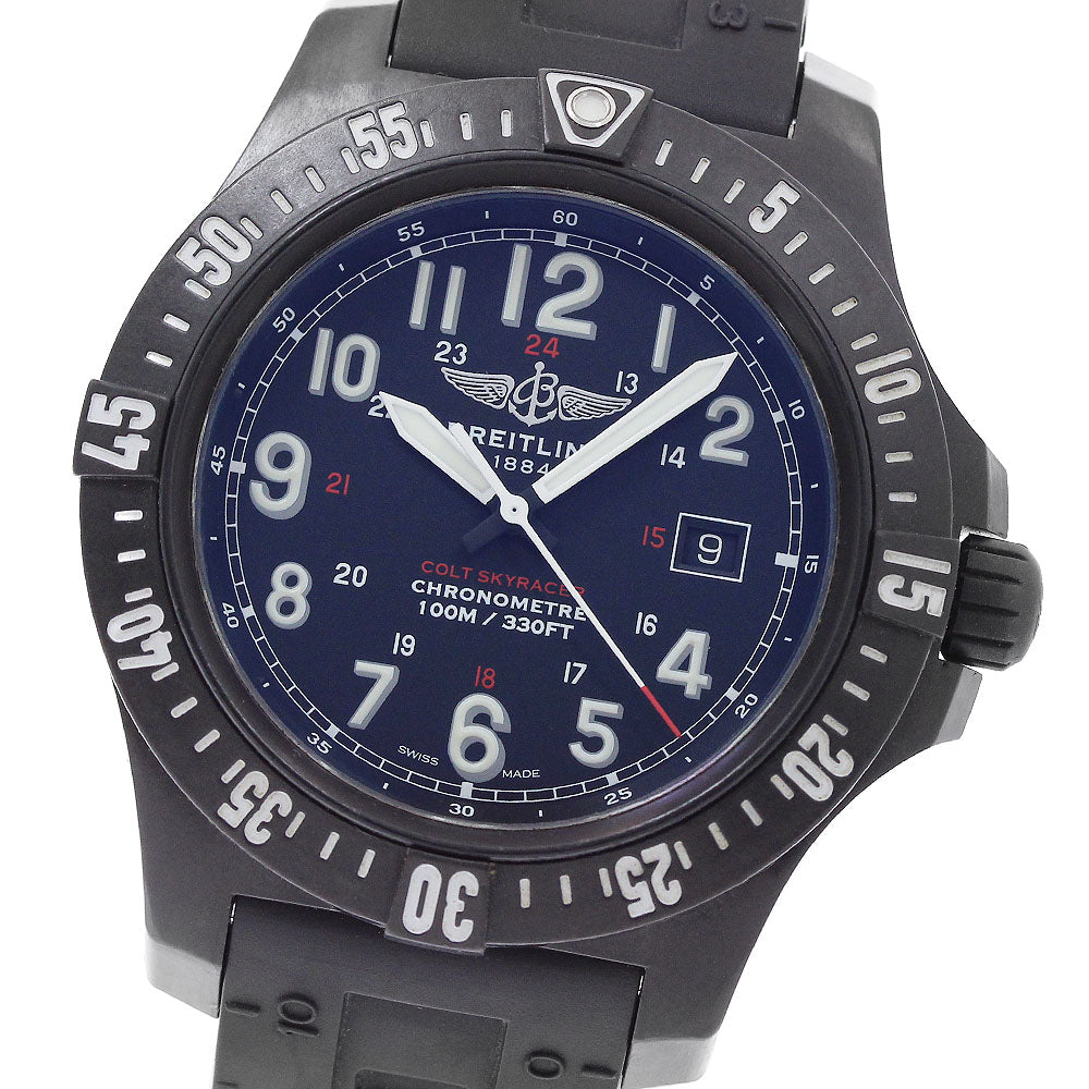 BREITLING Colt Sky Racer X74320 Date black Dial Quartz Men's Watch_956921